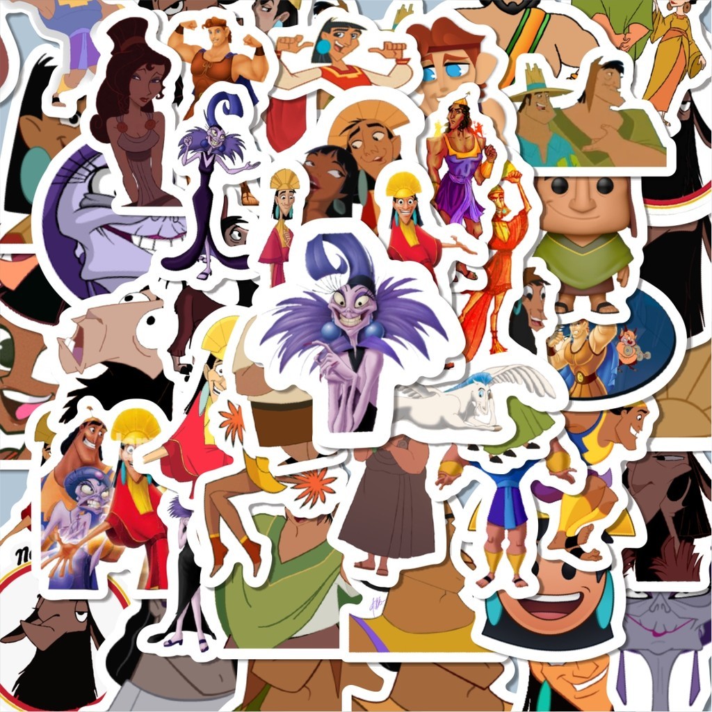 

100PCS Lucu Sticker Kartun The Emperor's New School Sticker Stiker Aesthetic Stiker Anti Air Stikers Berperekat Waterproof sticker decal buat Motor Helm Buku Journal Koper Casing HP Laptop Botol Minum Hadiah anak