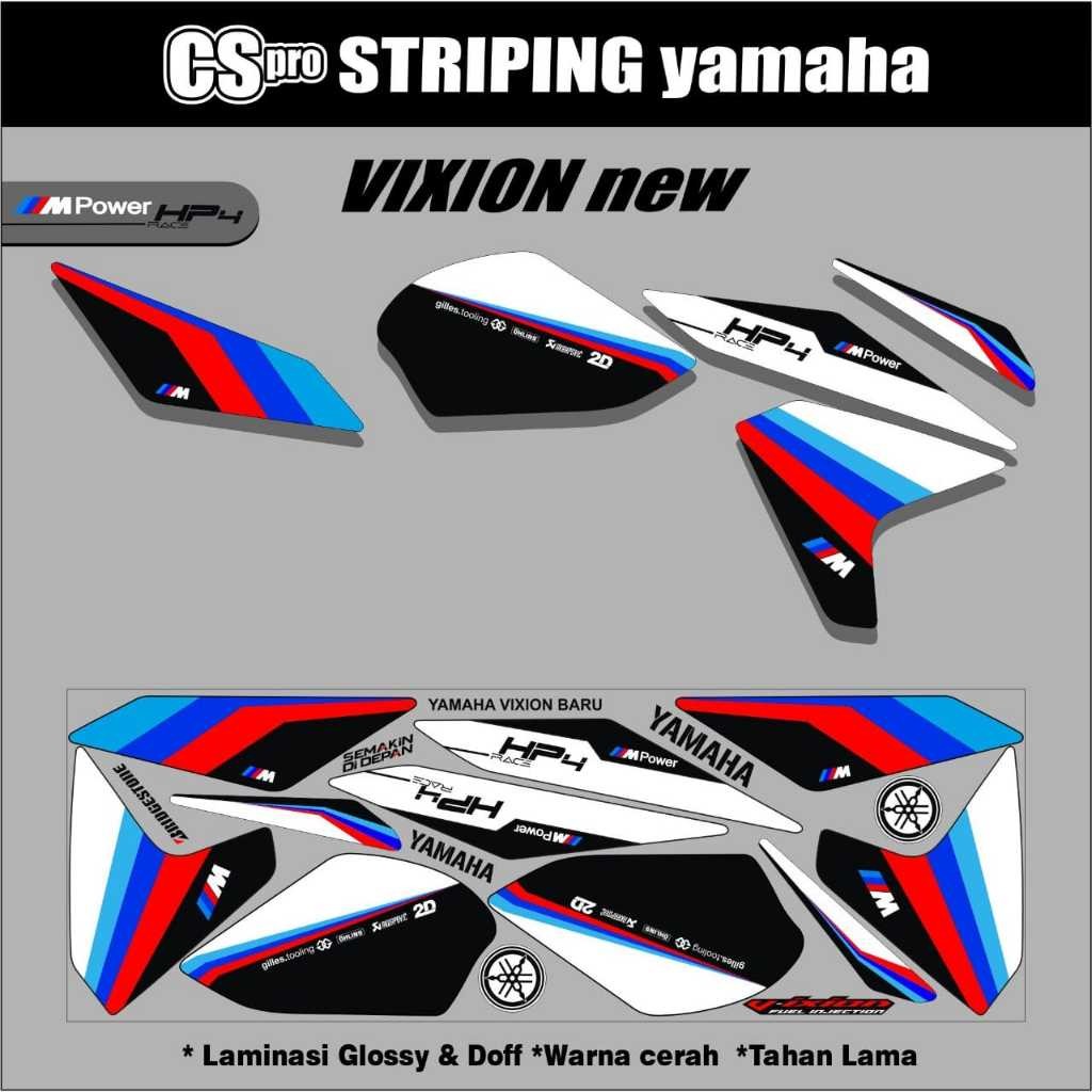 Sticker Lis Variasi New Vixion Ligthning 2013 2014 / Striping Motor Yamaha Vixion Nvl