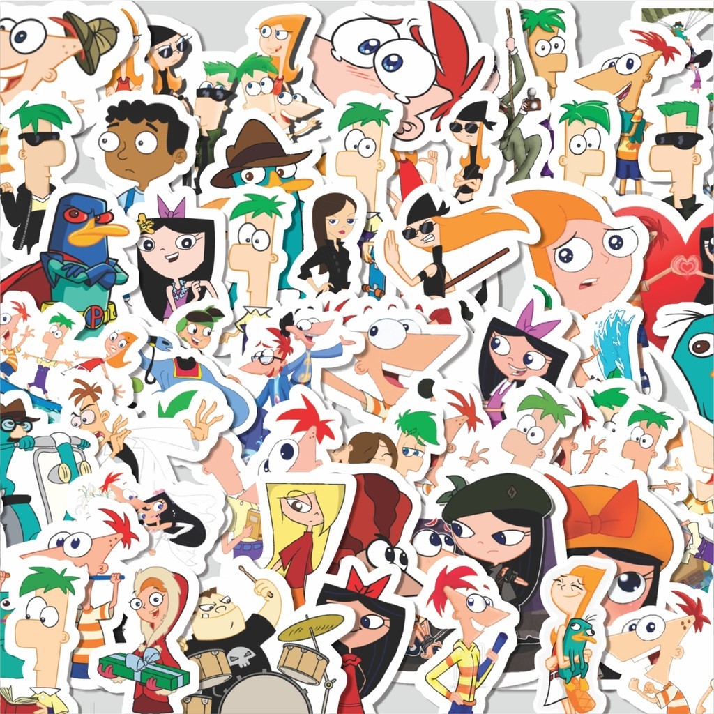 

Stiker Cutting Pack Sticker Kartun Phineas And Ferb Sticker Isi 100Pcs Series Aesthetic Lucu Keren Untuk Koper Bahan Vynil