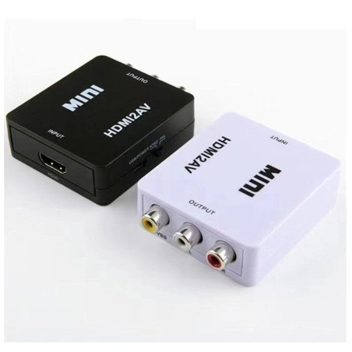Konverter HDMI to AV RCA HDMI2AV Adapter Converter DVR CCTV TV Monitor