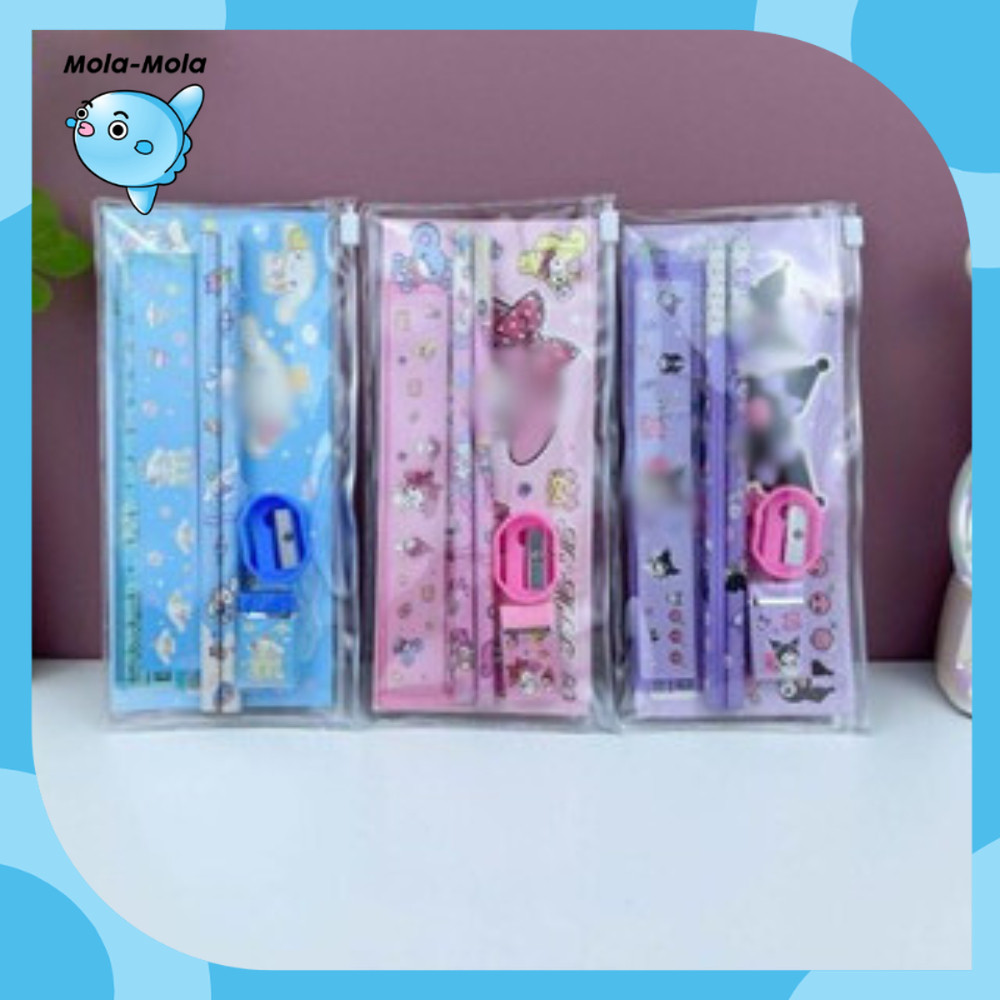 

Kotak Pensil Set Jaring Sanrio Cinnamoroll Kuromi Melody Y3512