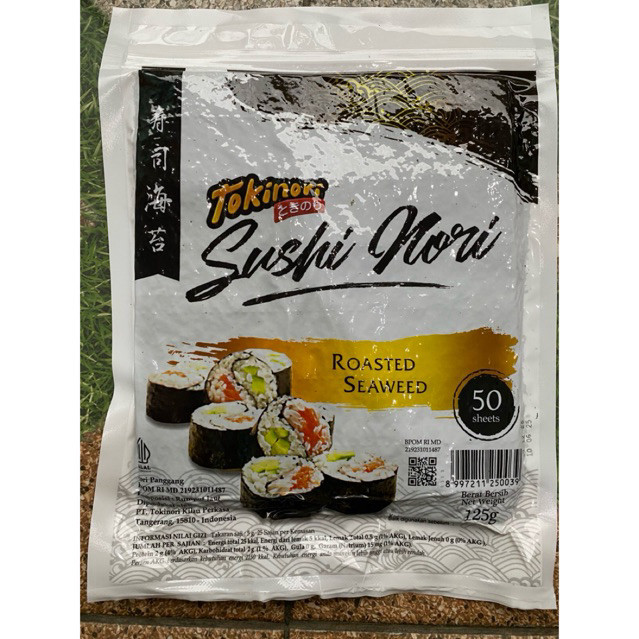 

Promo termurah sale Nori Sushi isi 50 Lembar murah Halal Java Sakao seaweed rumput laut kulit sushi bungkus kimbab bento halal