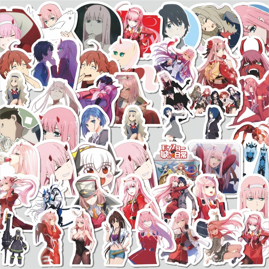 

Stiker Cutting Pack Sticker Anime Darling In The Franxx Isi 100Pcs Series Aesthetic Lucu Keren Untuk Koper Bahan Vynil