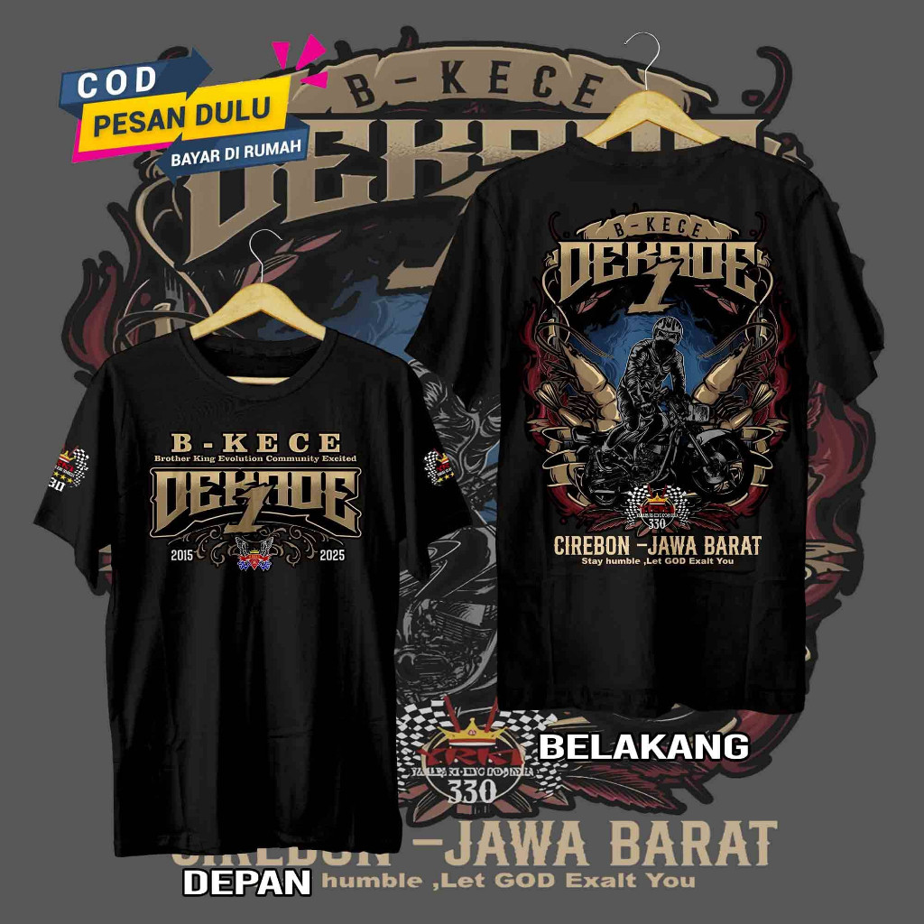 KAOS RX KING 1 DEKADE YKIS LENGAN PENDEK RR IDN