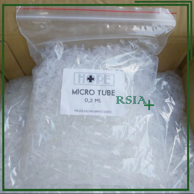 PCR Tube 0,2 ml Eppendorf Tube Microtube Mikrotube Microcentrifuge Tubes Sample Cup 0,2ml /Pack RSIA
