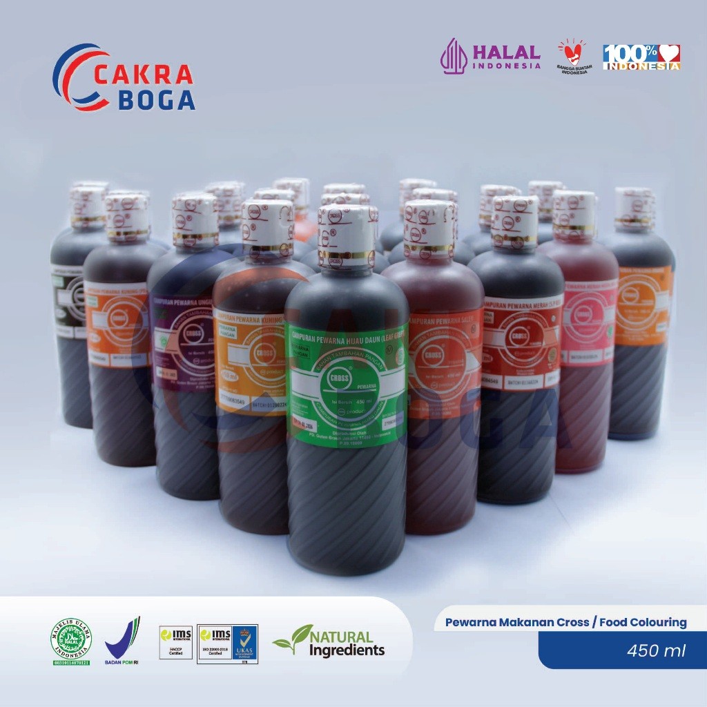 

Pewarna Makanan CROSS 450 ml / Food Colouring new
