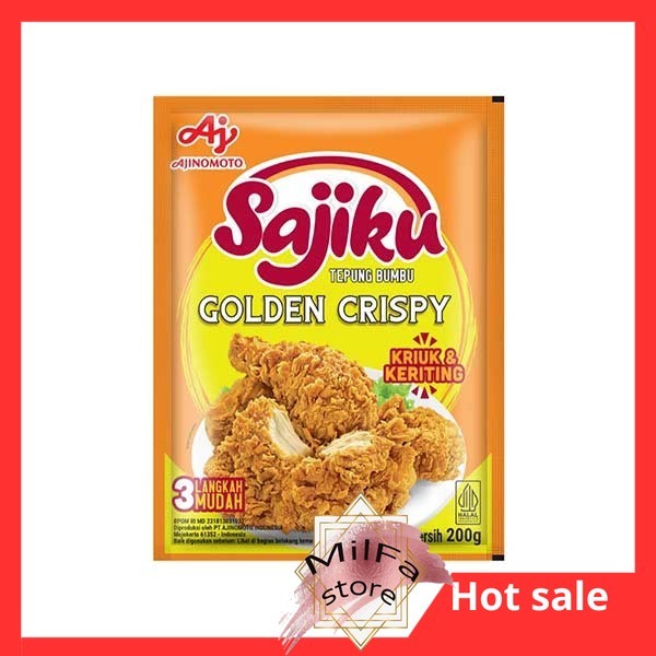 

MF1148 SAJIKU TEPUNG BUMBU GOLDEN CRISPY 200 GR
