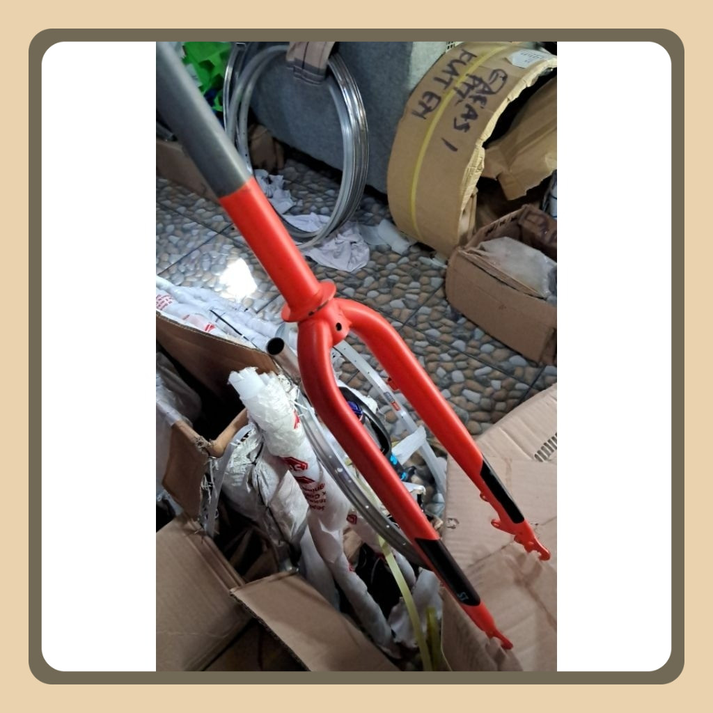 Fork sepeda 700c stell fork sepeda balap