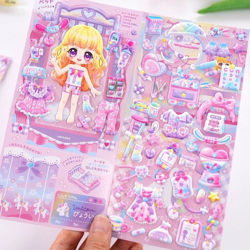 

Sticker dress up Baju princess doll sticker playscene nonon SL-AUN SL-ASG SL-AWE