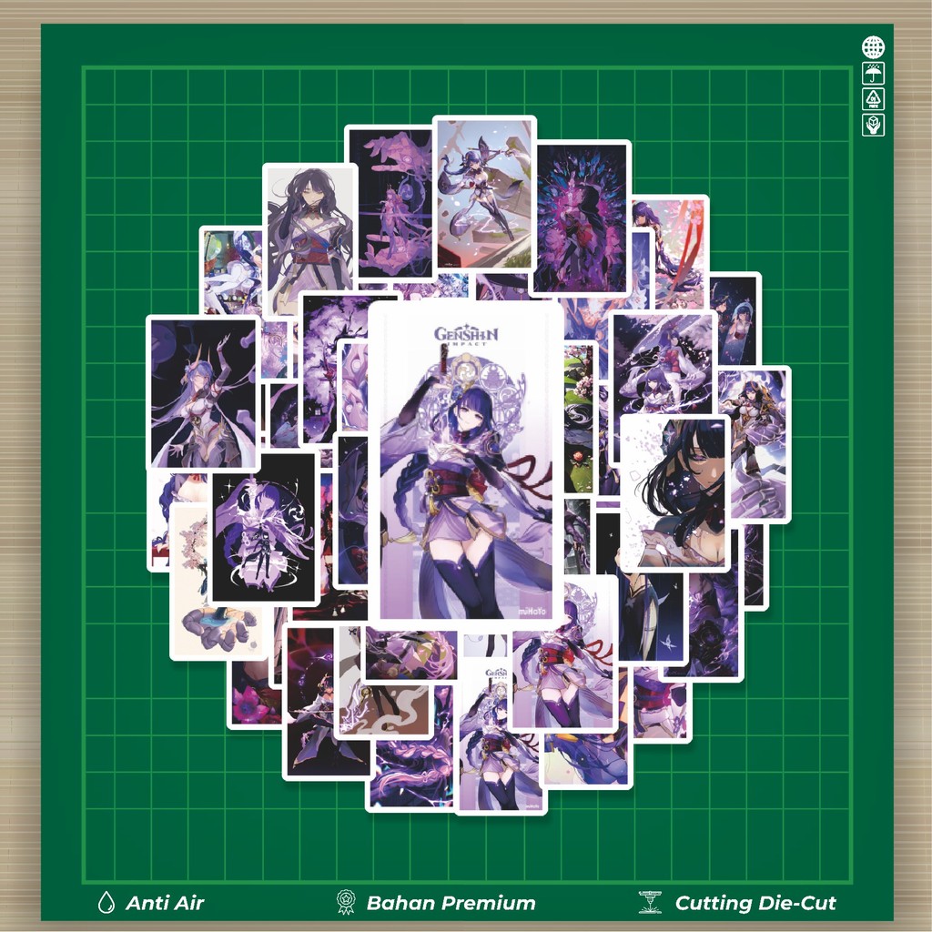 

HOT 50 PCS STIKER Stiker Poster Anime Purple/Ungu Stiker Fashion Cars Decal Dingin Kartu Album Custom Vinyl Anti Air- Sticker Aesthetic Buku Journal Koper Casing HP Tablet Laptop Helm Motor Botol Minum