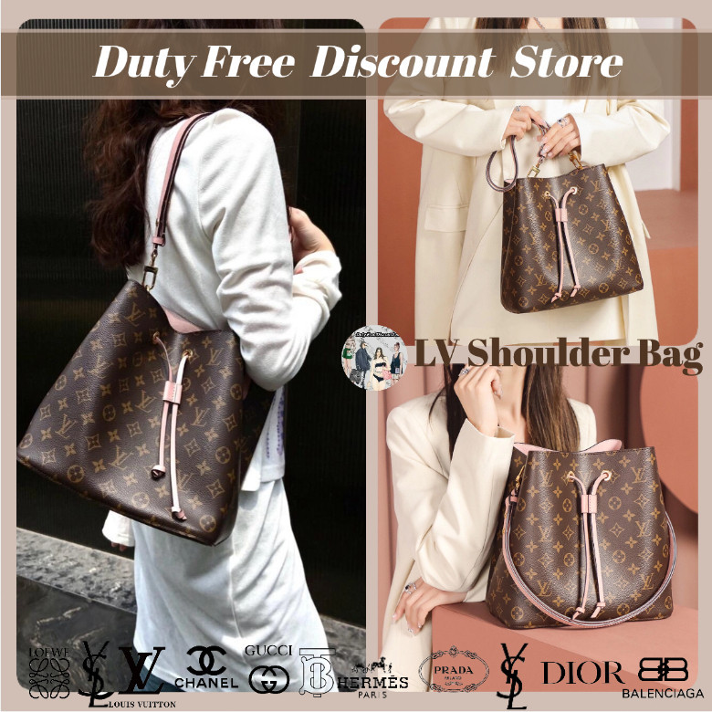 LV BAG Louis Vuitton NeoNoah MM Tas Bahu Wanita Tas Tangan Tas Bahu Miring Garansi Dua Tahun Asli