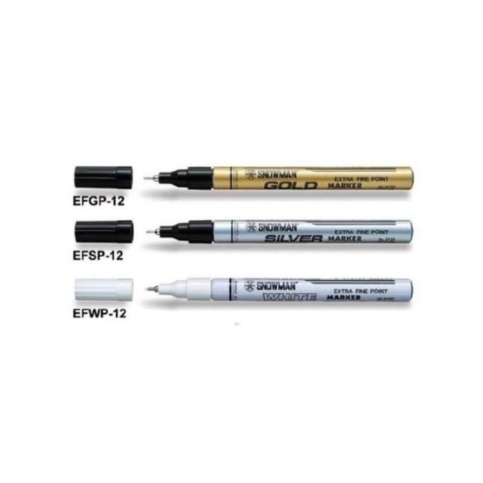 

SPIDOL PAINT MARKER SNOWMAN FINE / EXTRA FINE - Putih FINE - SPIDOL GOLD