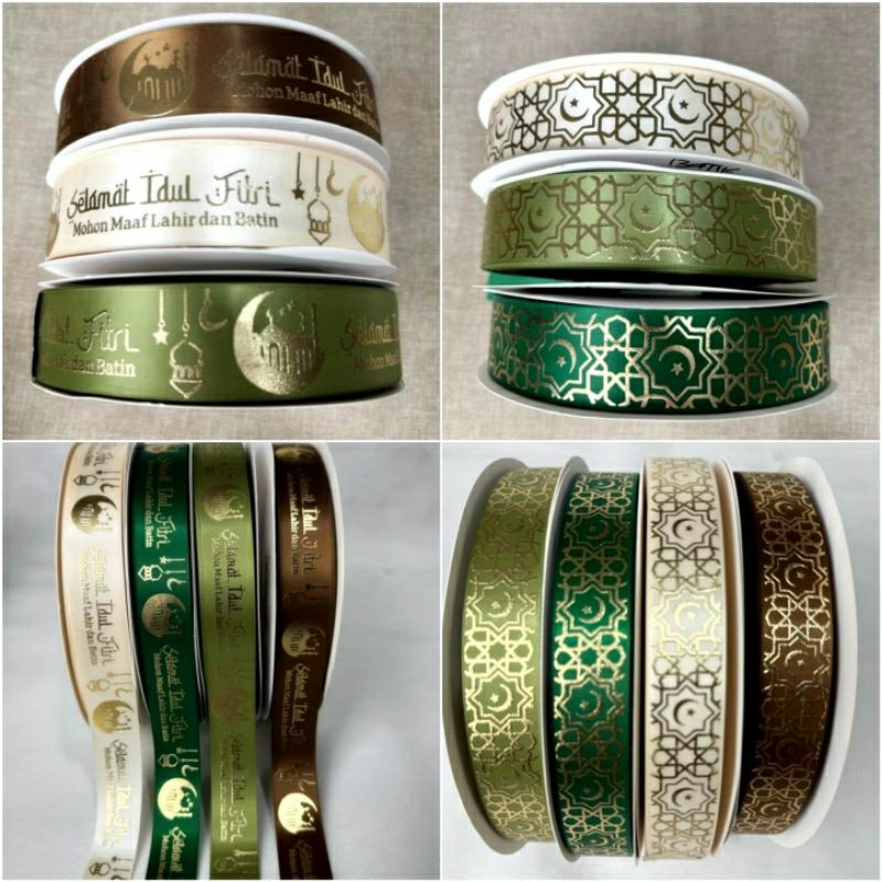 

100 YARD (90 METER) - PITA IDUL FITRI lebar 3,8 CM | PITA LEBARAN