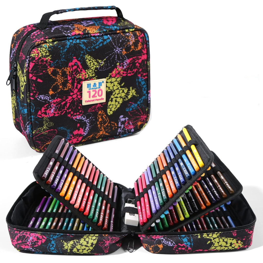 

72/120/180/260 Color Lead Pencil Set - Vibrant Watercolor-Style Pencils, Erasable, Perfect for Artists & Beginners, Art Supplies