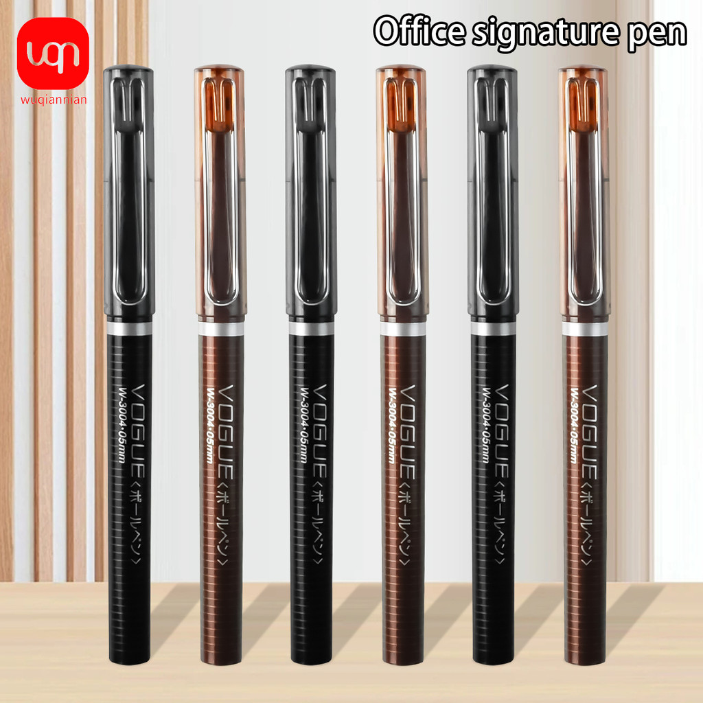 

WQN-3/6/12PCS Large-capacity 0.5mm Tip Quick-Drying Business Signature Pen Educational Stationery and Office Supplies
