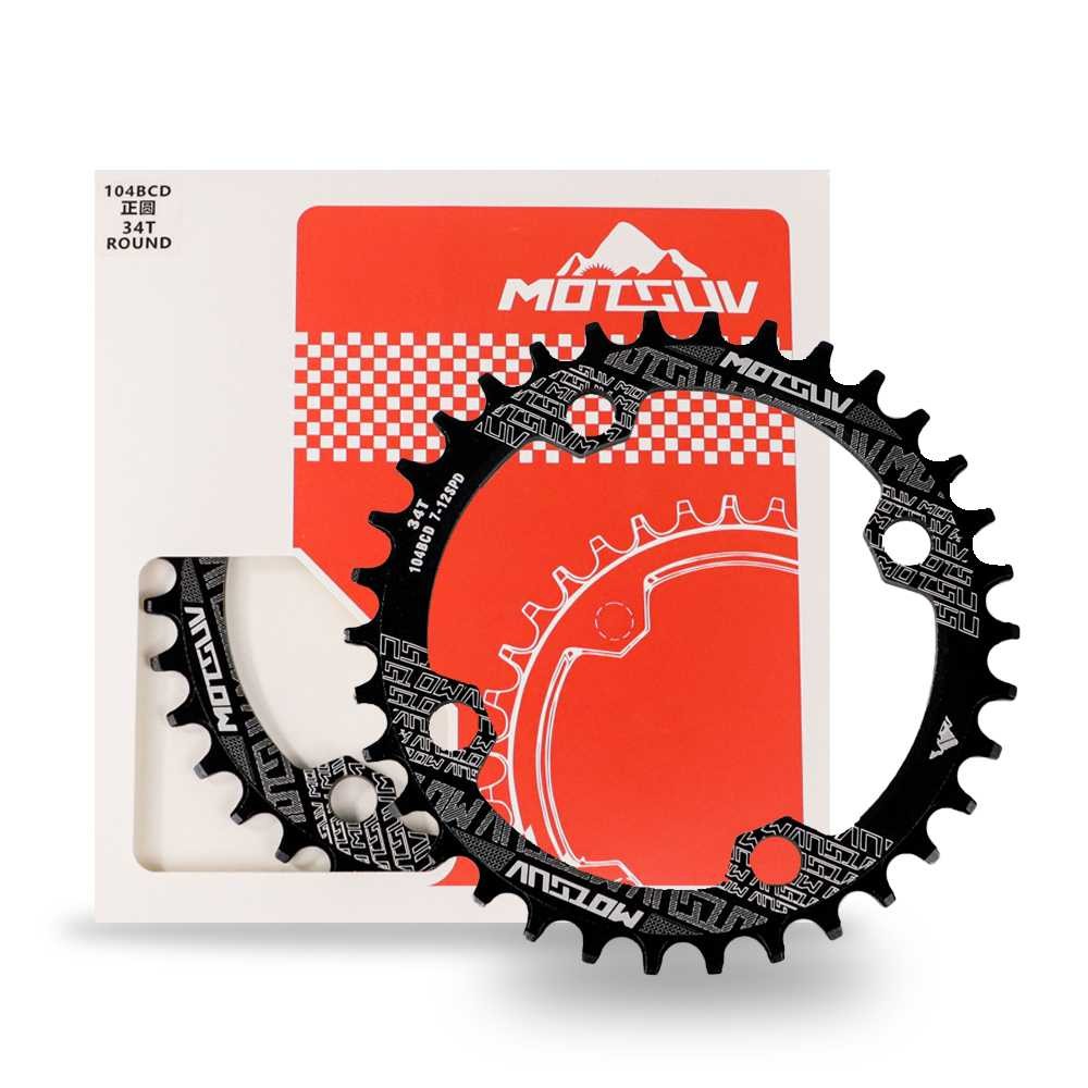 Crankset Sepeda Aluminium - Sprocket 104BCD, Ringan & Tahan Lama - 104BCD