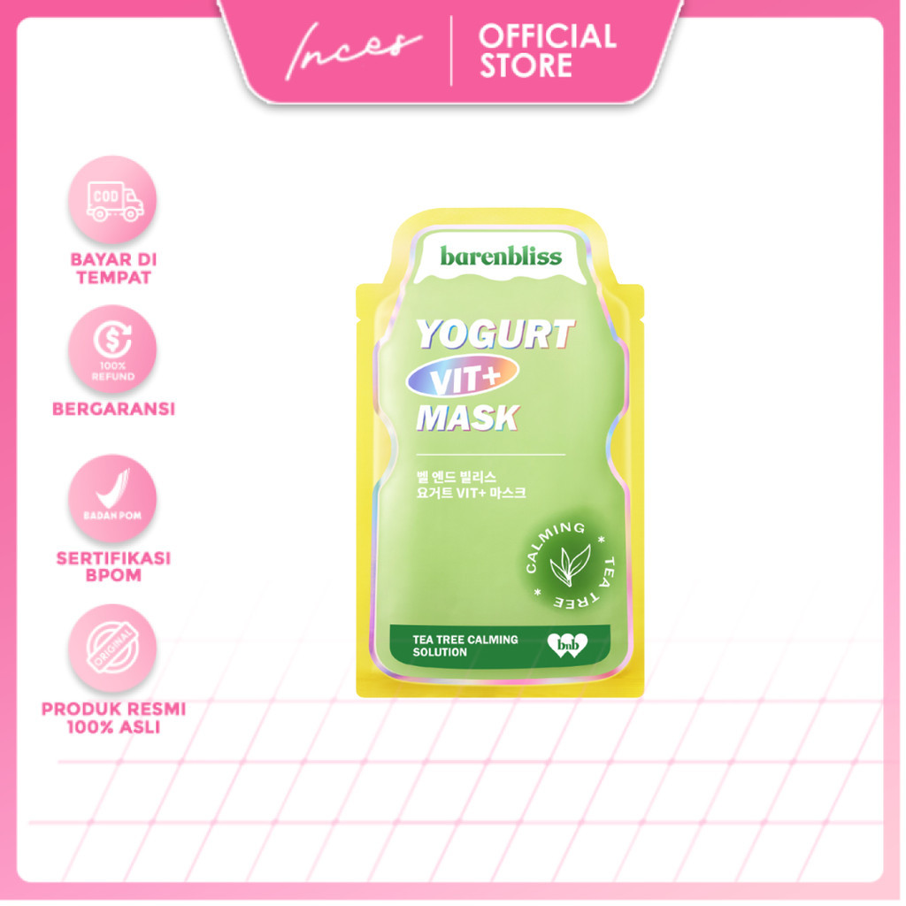 FS  - BNB BARENBLISS Yogurt Vit+ Mask Tea Tree oil