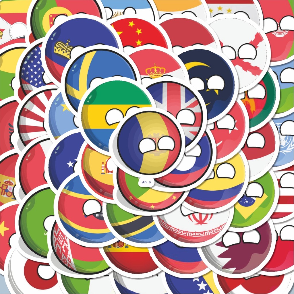 

100PCS Lucu Stiker Smiley World Series A Stiker Aesthetic Stiker Anti Air Stikers Berperekat Waterproof sticker decal buat Motor Helm Buku Journal Koper Casing HP Laptop Botol Minum Hadiah anak