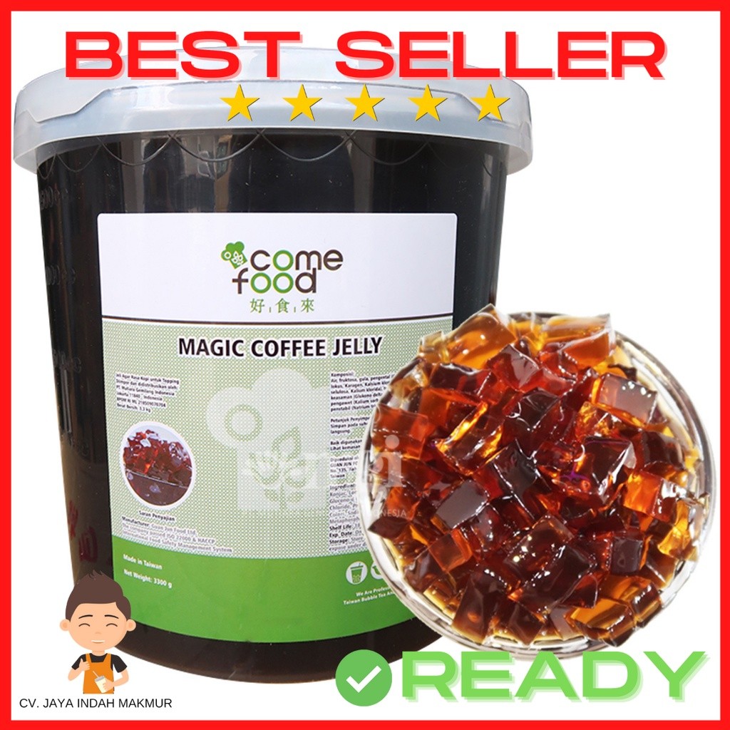 

KIT Gojek Magic Coffee Jelly | Jeli Kopi | Coffe Jeli Topping Taiwan