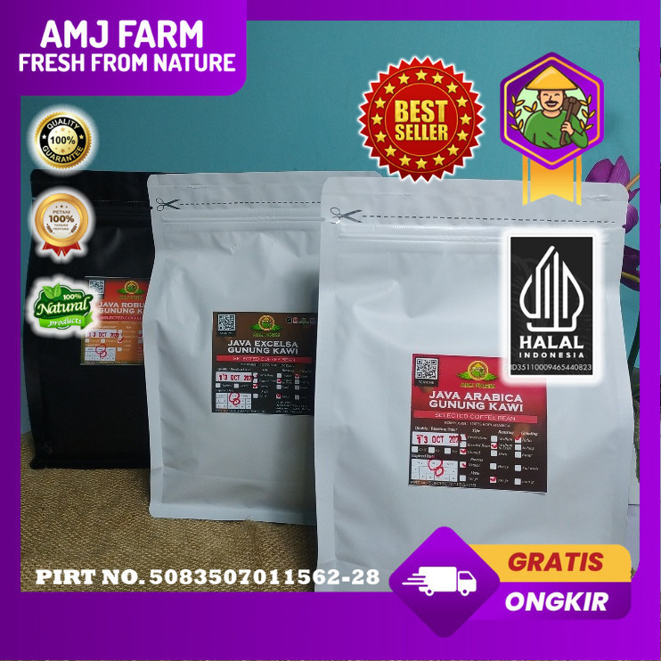 

1 Kg BUBUK KOPI ARABICA Gunung Kawi GROUND COFFEE ARABICA FRESH ROAST AMJ FARM