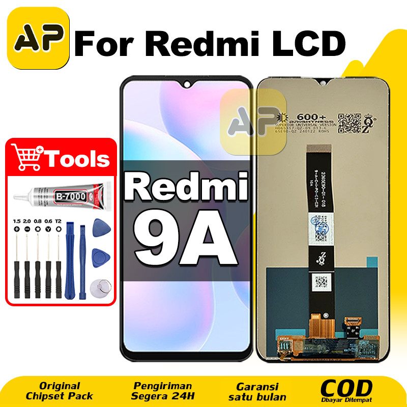 LCD Redmi 9A hp Layar Sentuh Fullset Glass Touchscreen Digitizer COD