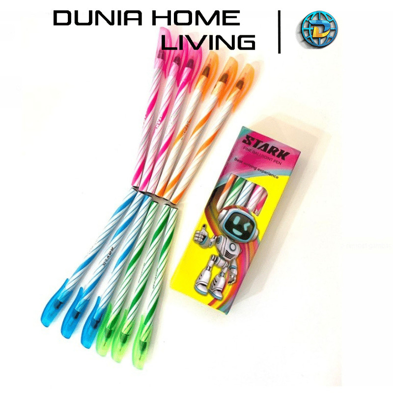 

DHL GROSIR PULPEN ULIR / PEN LILIN STARK PAK / BOLPOIN HITAM MURAH