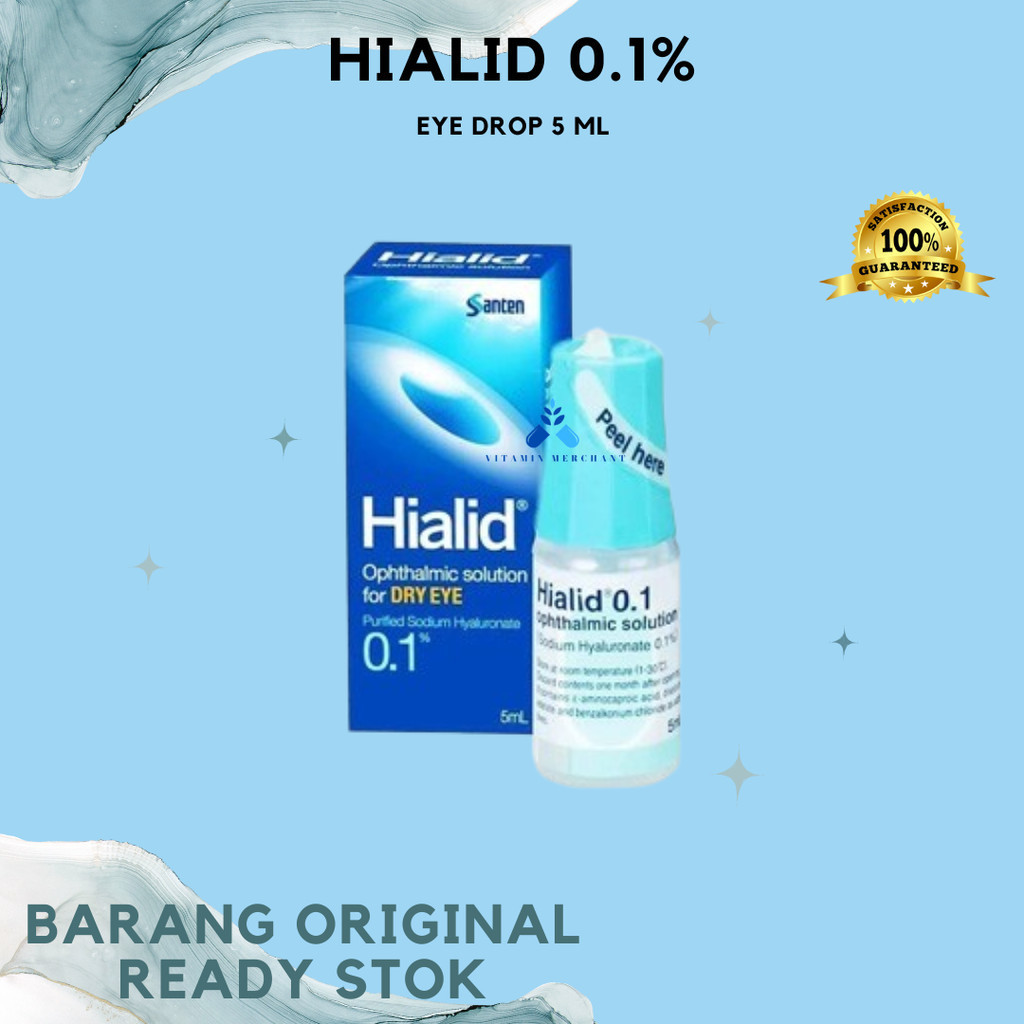 HIALID 0.1% EYE DROP 5 ML / TETES MATA - w&w