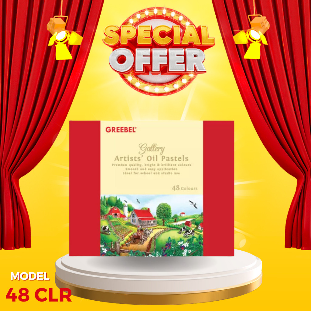 

COD Crayon Greebel artist 72 Warna krayon Oil Pastel artis Kerayon Greebel Oil Pastel 72,48,36,24,12 clr