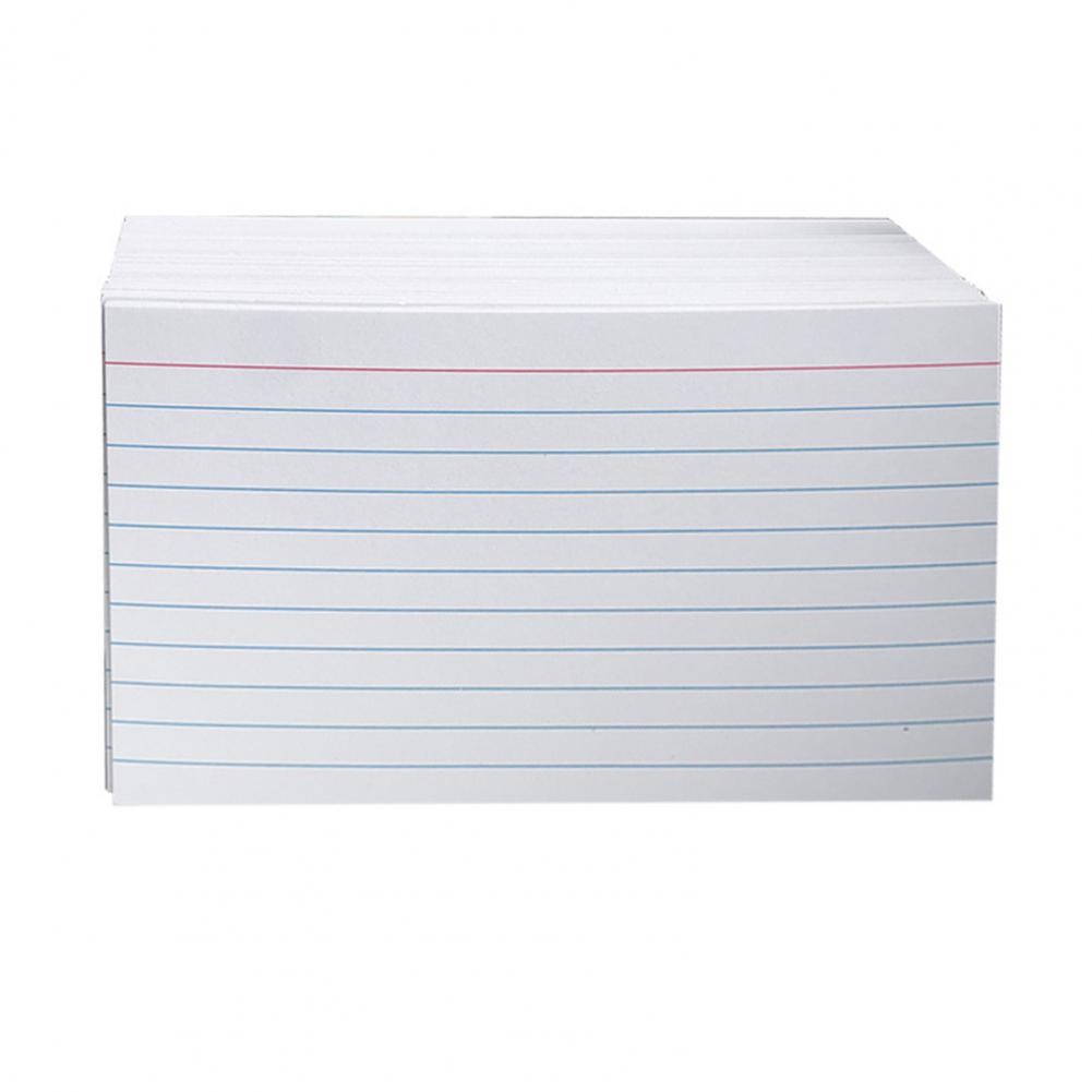 

200 Sheets Memo Cards Lightweight Index Card White Creative Sticky Note Index Cards School Supplies
