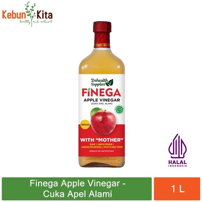 

Hot Produk Finega Apple Vinegar 1 L with The Mother - Cuka Apel Alami - Botol Kaca Terbaik dan Terlaris