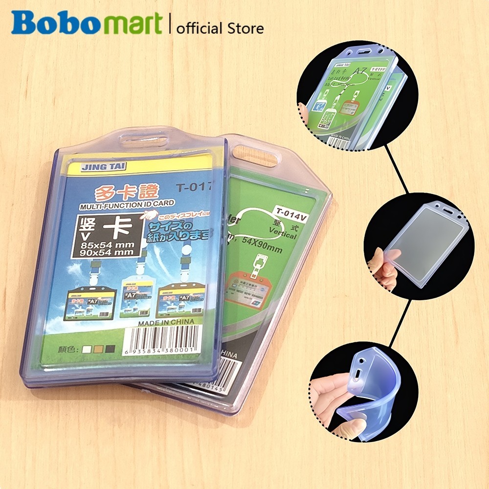 

1 PACK ID CARD CASE NAME CARD ID CARD TRANSPARANT 2 SISI ID CARD MURAH