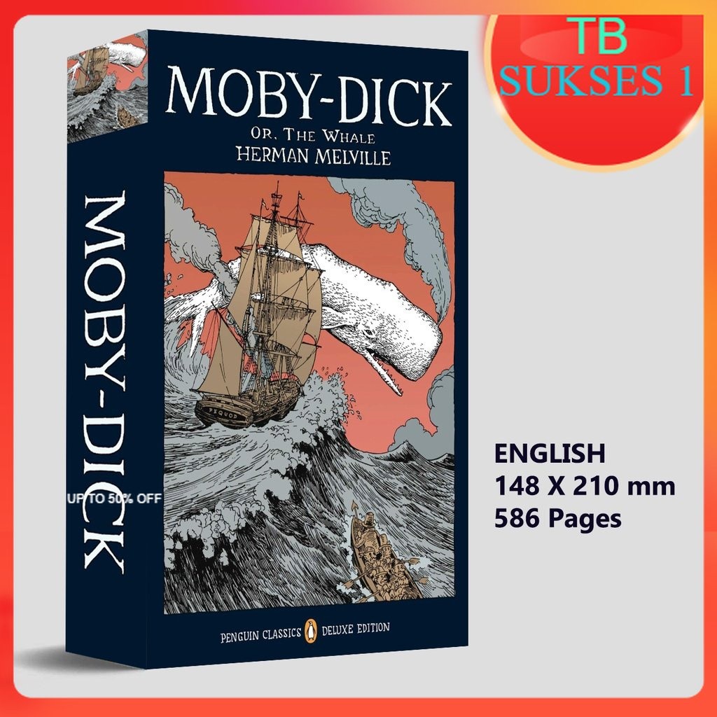 ENGLISH CLASSIC NOVEL MOBY DICK BY HERMAN MELVILLE