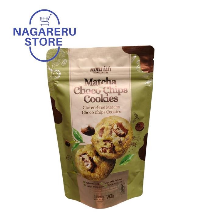 

Nourish matcha chocho chips cookies gluten free 70gr