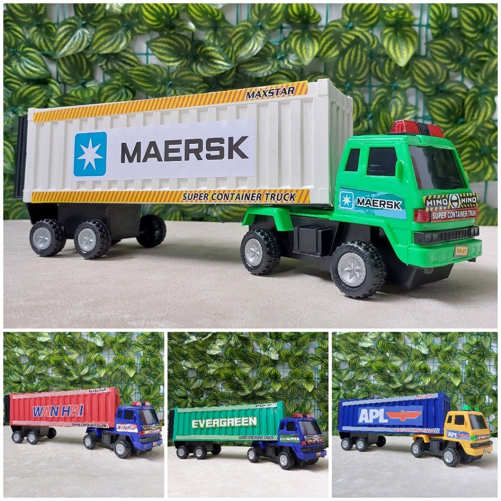 Promo Mainan Anak Truk Box Expedisi Mobil Mobilan Truk Kontainer Murah
