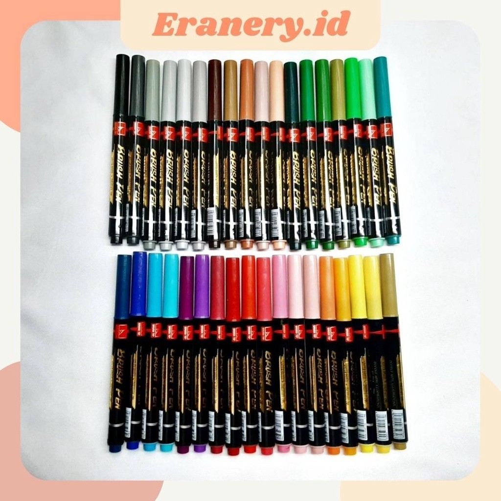 

SNOWMAN BRUSH PEN / SPIDOL SNOWMAN / SET BRUSHPEN