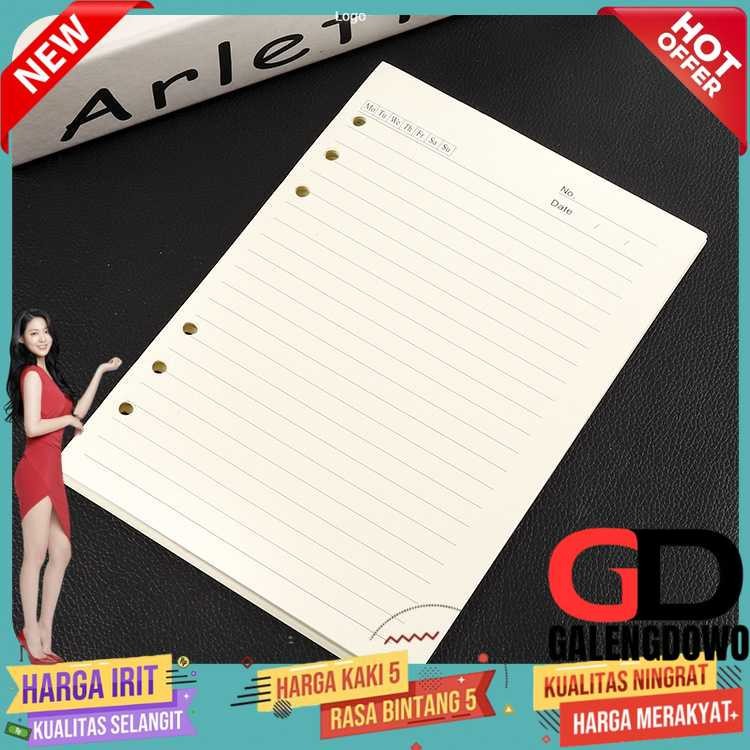 

MINKYS Kertas Binder Loose Leaf Paper Refill 6 Lubang A5 80 Pages - MY5