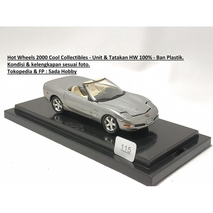 CSM... Hot Wheels Hotwheels 2000 Cool Collectibles 1998 Chevrolet Corvette Spider Silver
