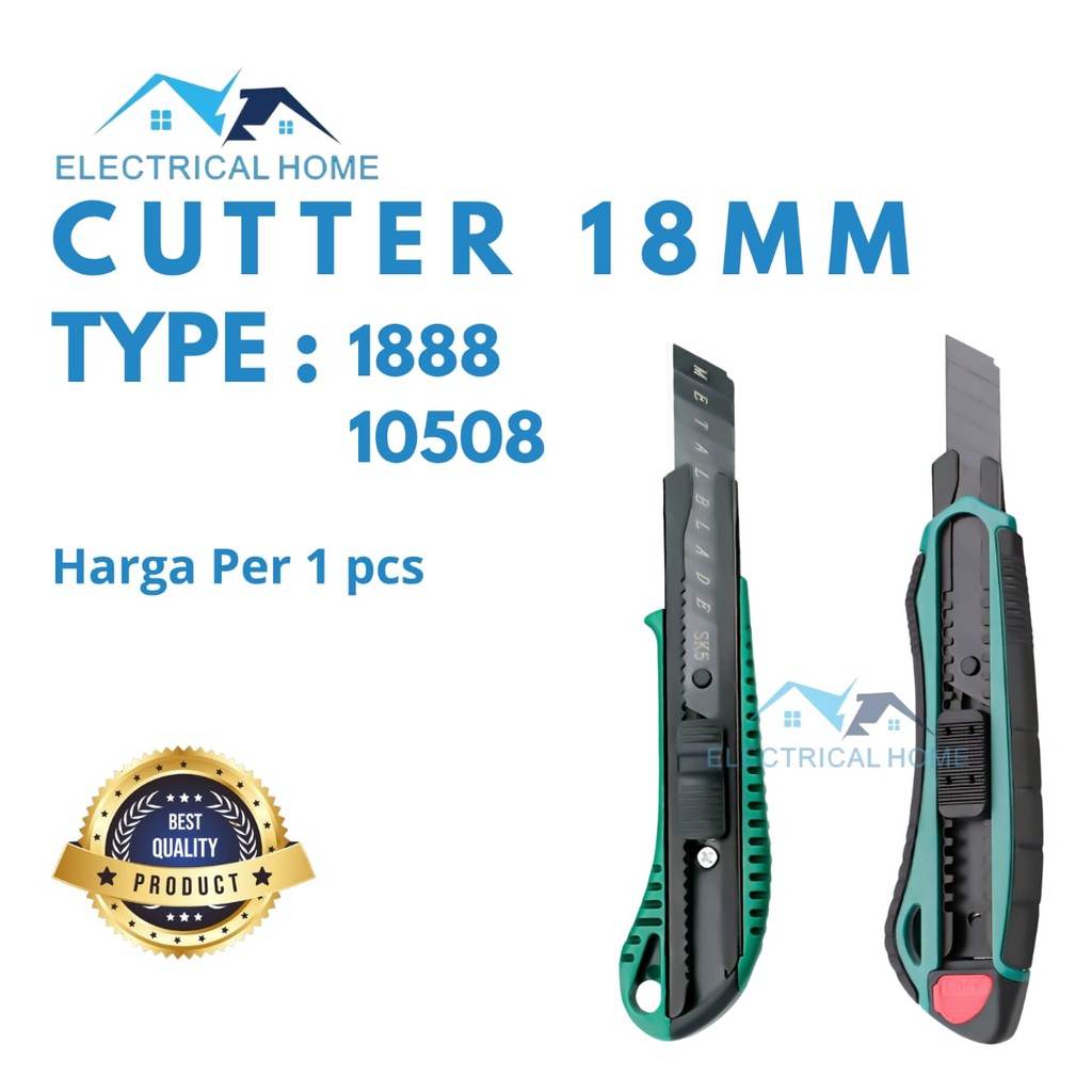 

CUTTER 18MM / SMALL UTILITY KNIFE / THICKENED PAPER / BOX CUTTER