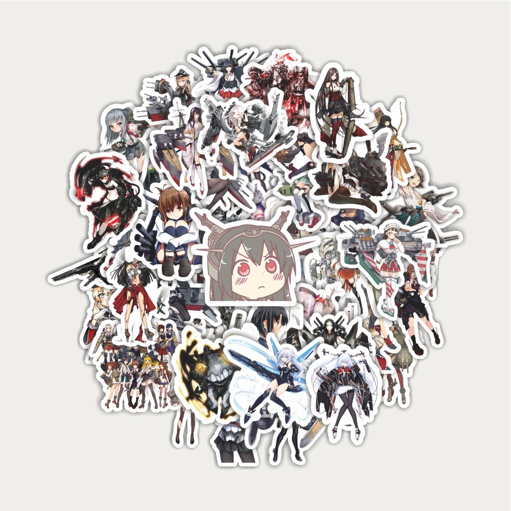 

Sticker Pack Stiker Anime Game Series Kantai Collection Character 9 | Sticker TUMBLR | Stiker LAPTOP KOPER HELM