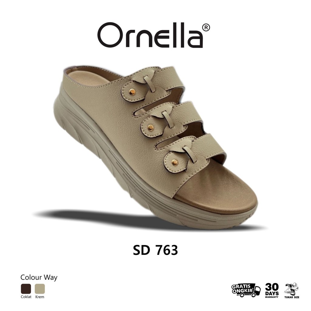 Ornella SD 763 Sandal Slip On Wanita