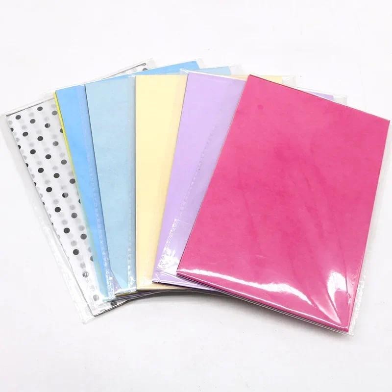 

100Sheet/Bag A5 Multi-Color Wrapping Paper Floral Gift Packaging Material Bookmark Gift Wrapping Print Snow Pear Papers