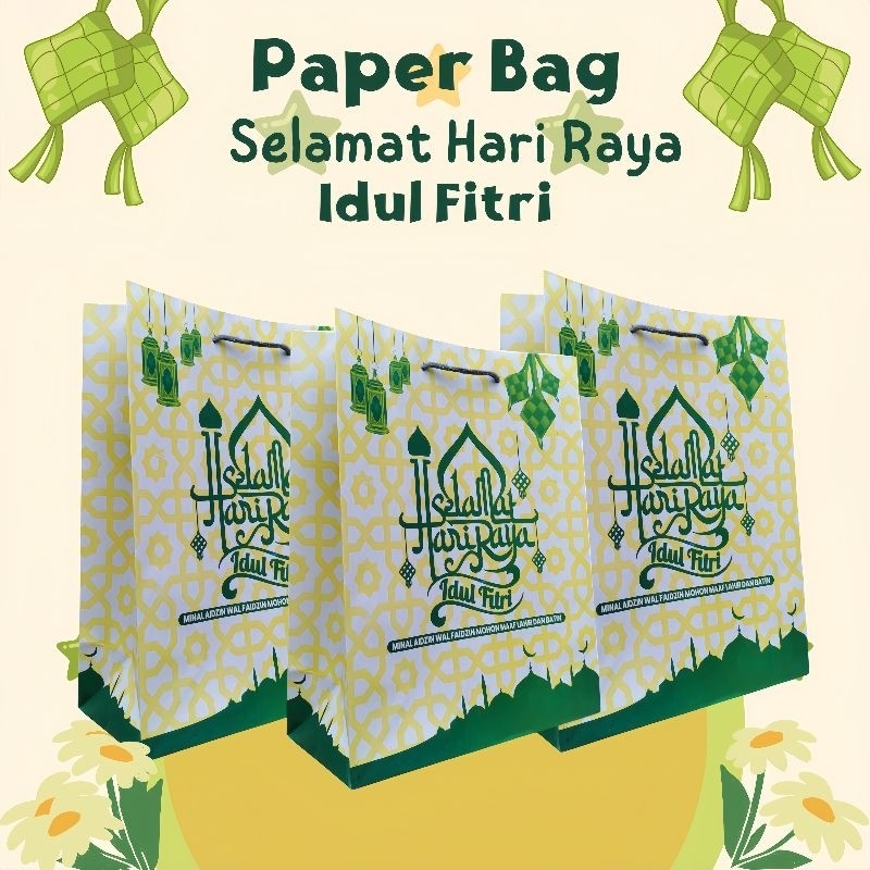 Tas Lebaran / Paper Bag Selamat Idul Fitri / Tas Kertas Ramadhan