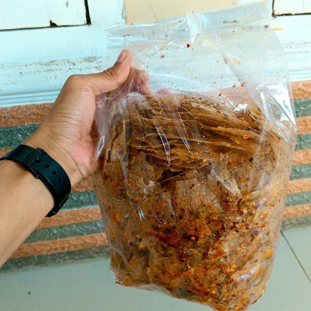 

Keripik Kaca Pedas Daun Jeruk Dan Original Gurih 500gr- Snacks - Food Camilan Viral