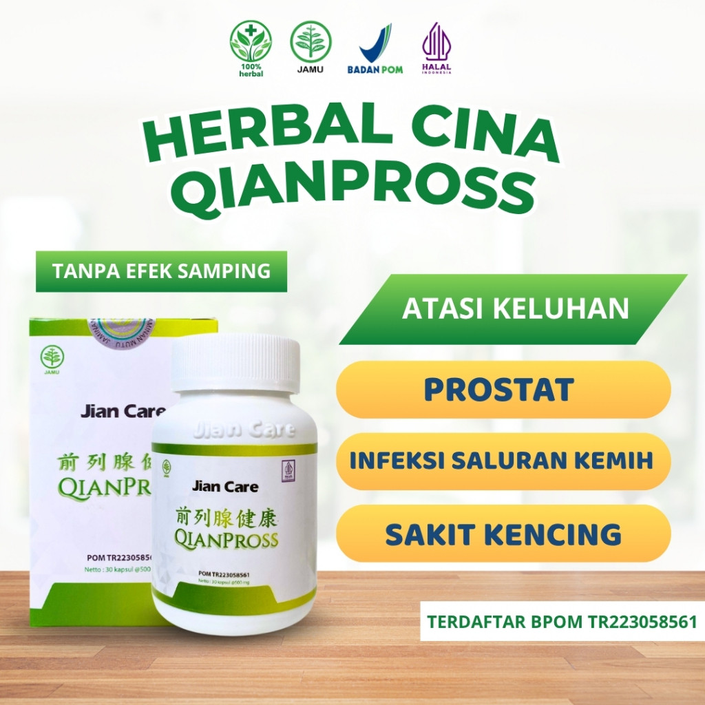 Jian Care Qianpross - Solusi Atasi Masalah Prostat, Prostatitis, Pembesaran Prostat, Radang Prostat