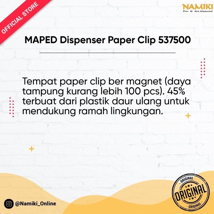 

Promo MAPED Dispenser Paper Clip 537500