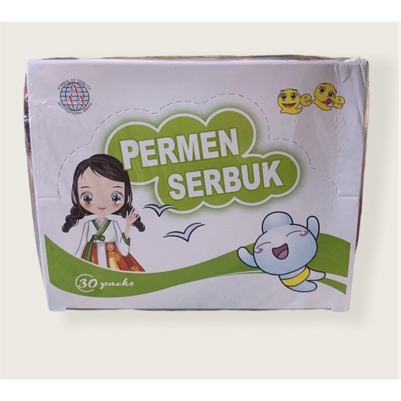 

Permen Serbuk / Permen Pipet 1 box isi 30 pcs