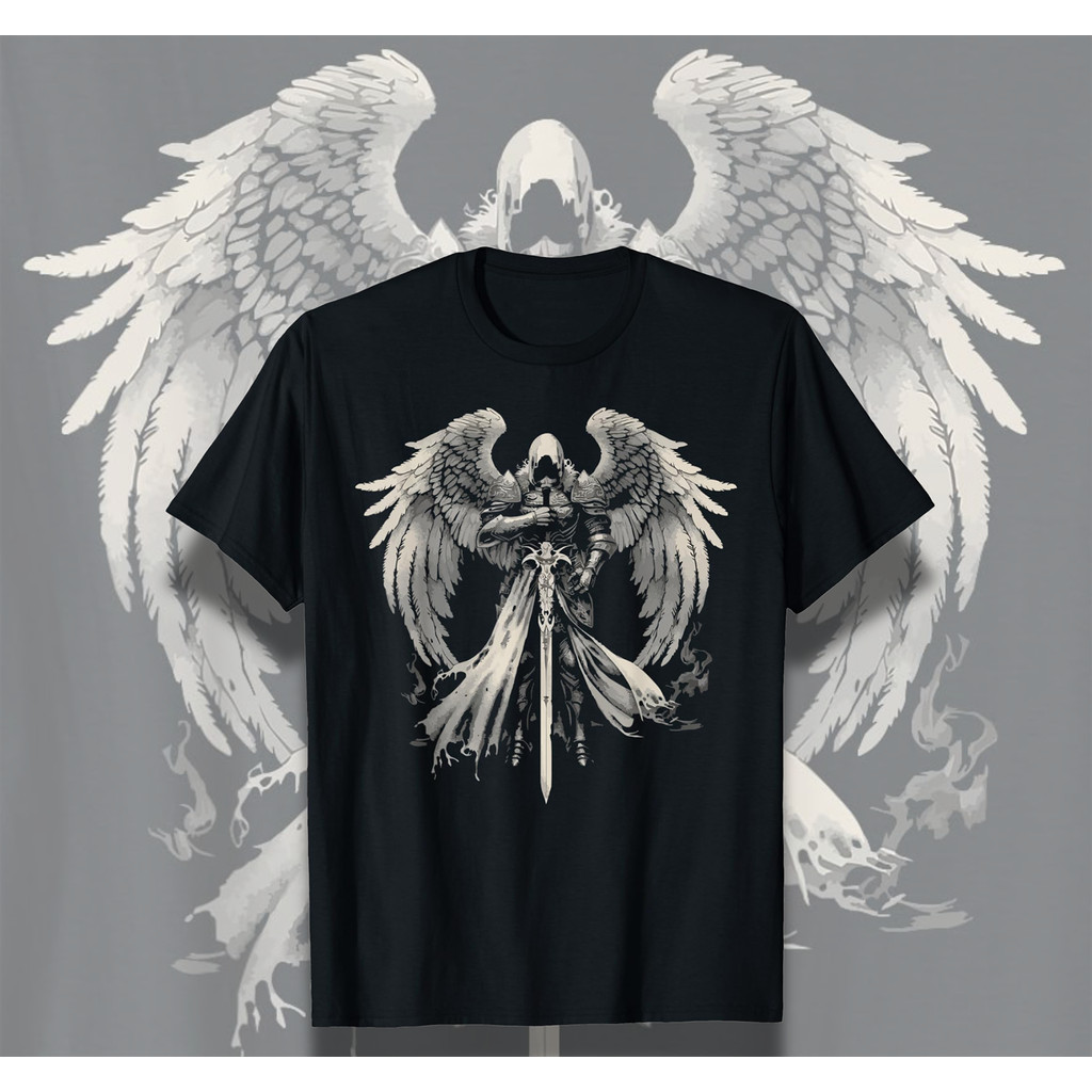 Kaos Malaikat Pelindung Gabriel Agama Katolik Kristen