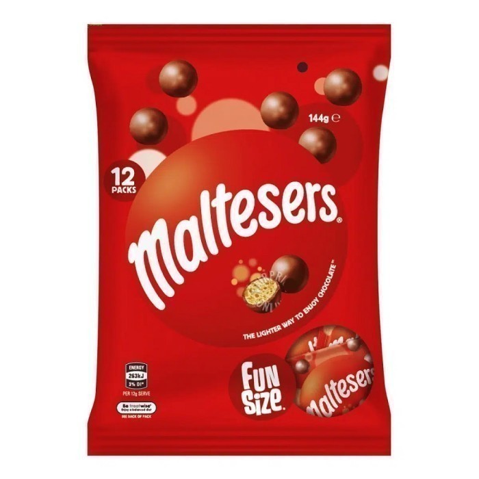 

Coklat Maltesers Funsize Pack isi 12pack asal Australia