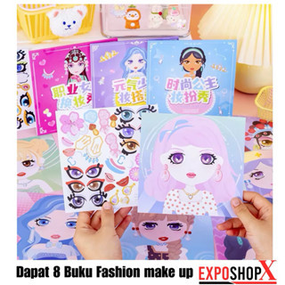 

Buku Princes Make Up Show / Buku Stiker Princes Make Up / Mainan Edukasi Anak Perempuan / Buku Change Makeup