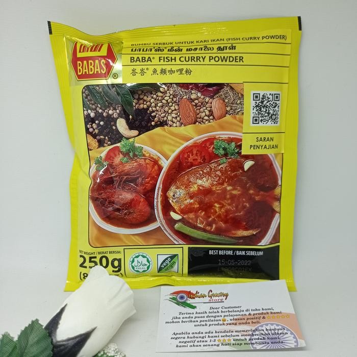 

[Best Seller]Promo FISH CURRY POWDER BABAS 250gr - PEBRUARI 2026